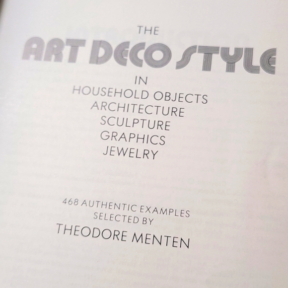 Vintage 1970s Softcover Art Deco Style Book Architecture Sculpture Graphics - Picture 2 of 11